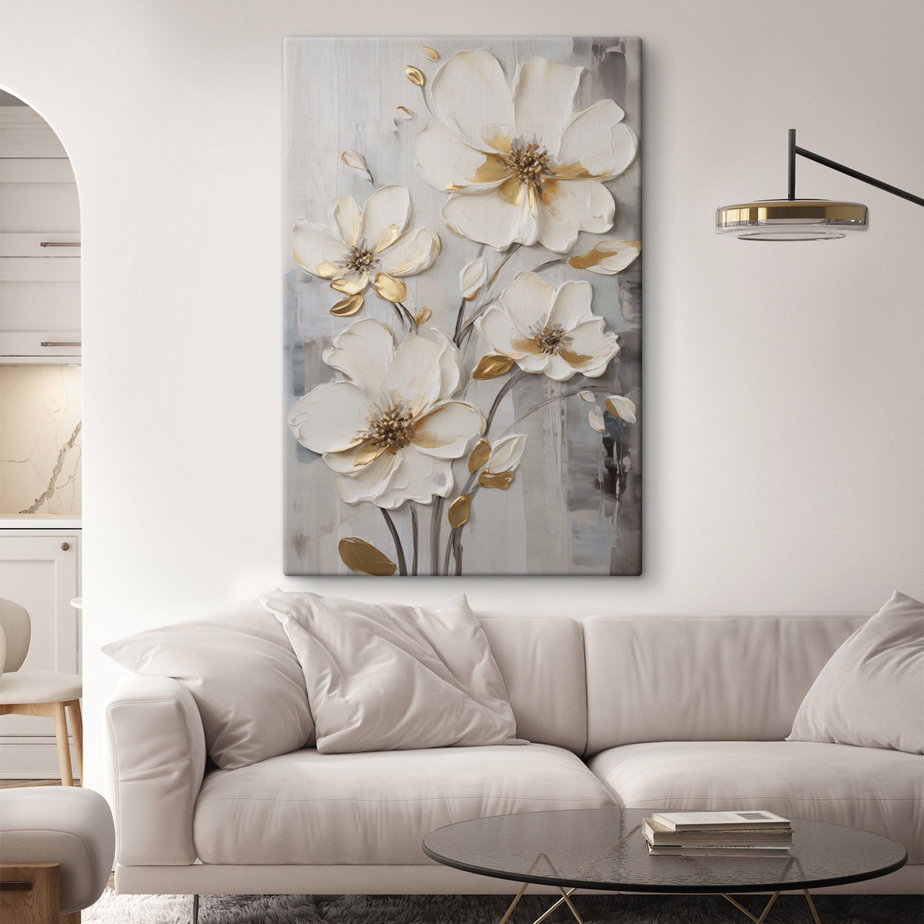 Delicate blooms in calming hues