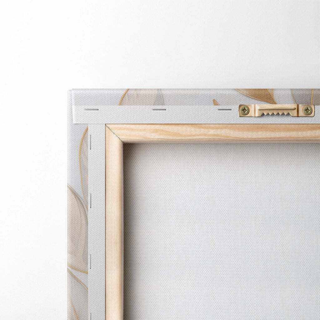 Nature-inspired design with delicate leaves
