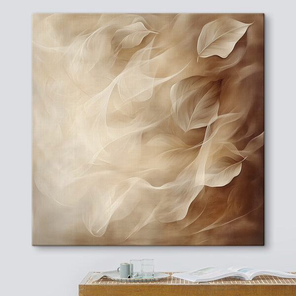 Quadri Quadri Foglie morbide che fluttuano con un movimento delicato (COD: s48892)