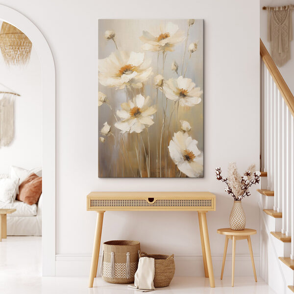 Quadri Quadri Dipinto raffigurante fiori bianchi (COD: s49160)