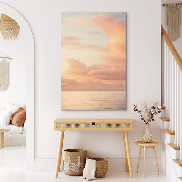 Body of water with clouds in the sky