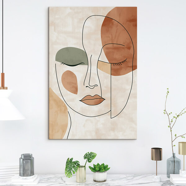 Quadri Quadri Disegno del volto di una donna (COD: s49265)