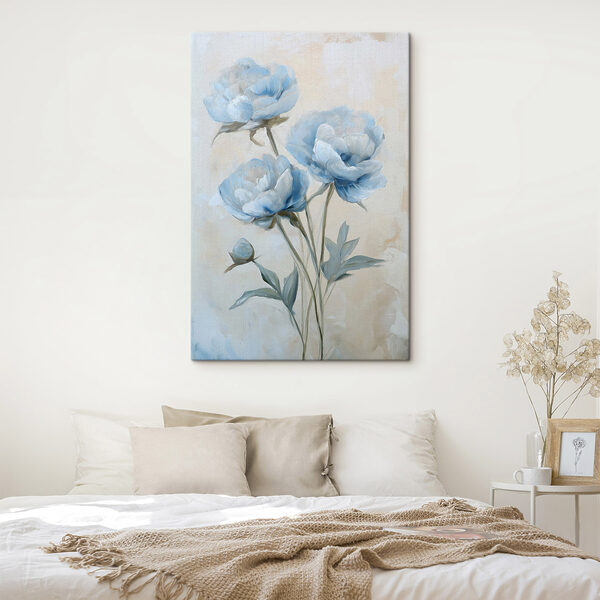 Quadri Quadri Dipinto raffigurante fiori blu (COD: s49279)