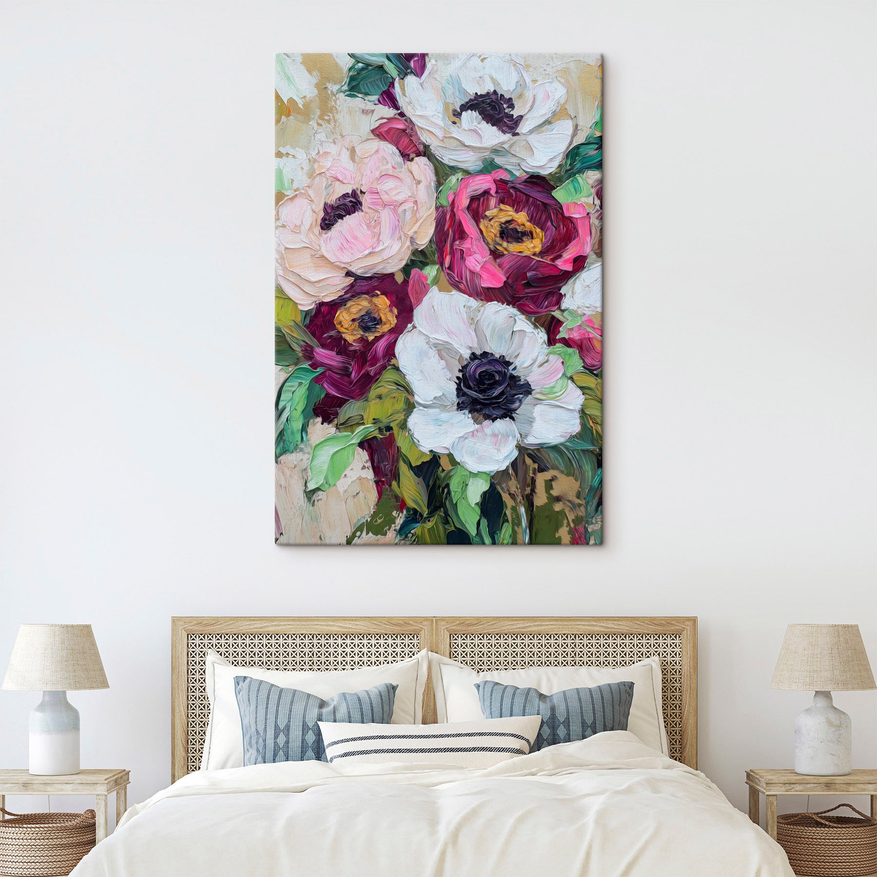 Beautiful bouquet of vibrant flowers
