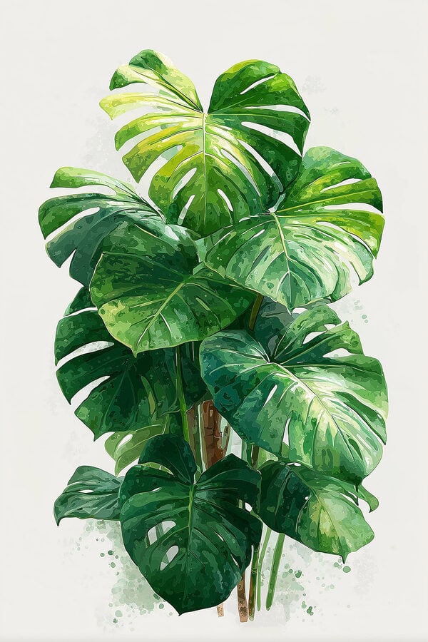 Large green plant with large leaves