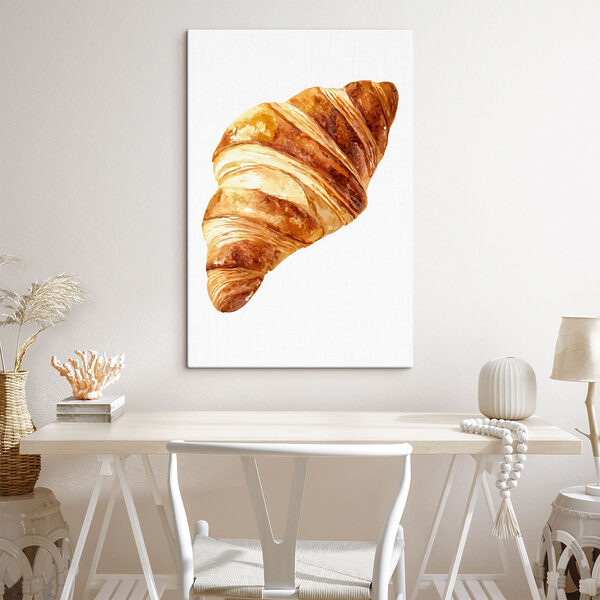 Quadri Quadri Croissant appena sfornati in vetrina (COD: s49340)