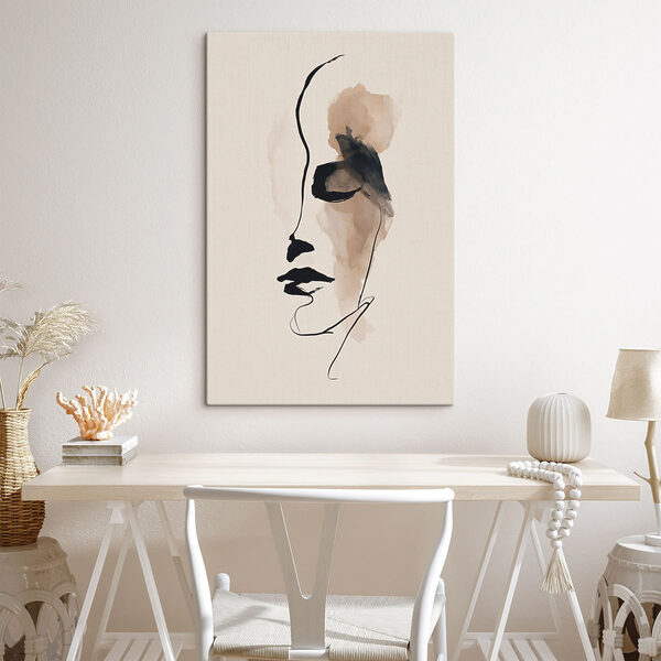 Quadri Quadri Disegno del volto di una donna (COD: s49347)
