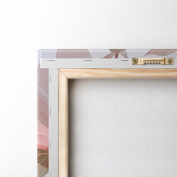 Delicate flowers in soft pastel hues