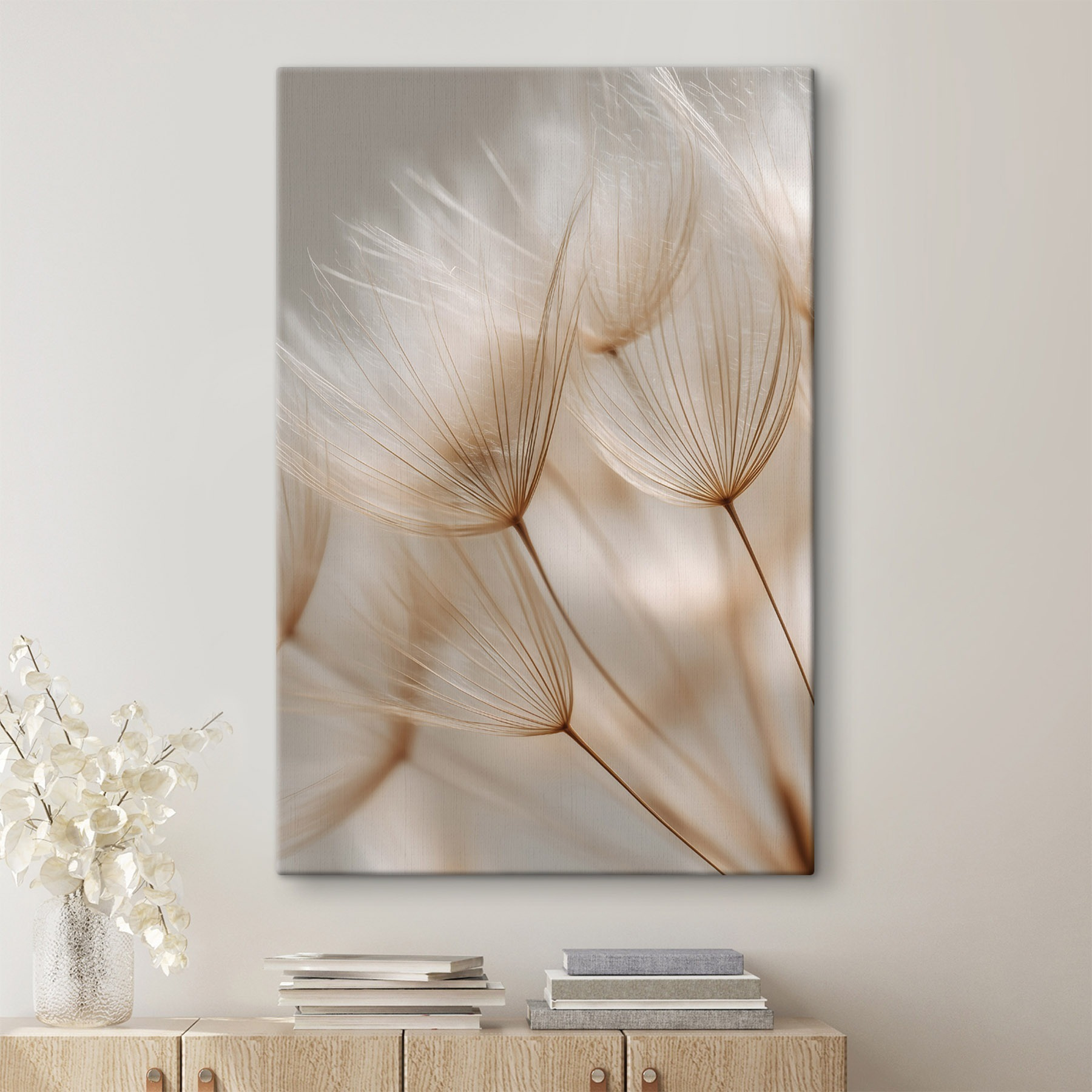 Delicate wisps dancing in soft light