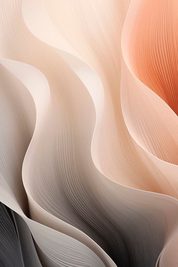 Soft waves of color and form