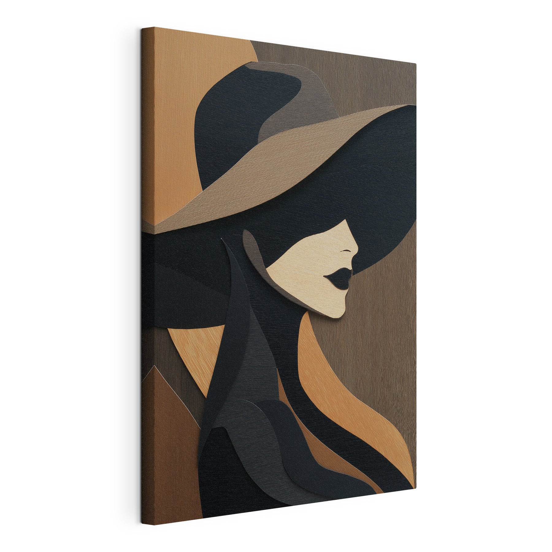 Quadri Donna con un cappello (COD: s49824) Quadri Quadri Donna con un cappello (COD: s49824)