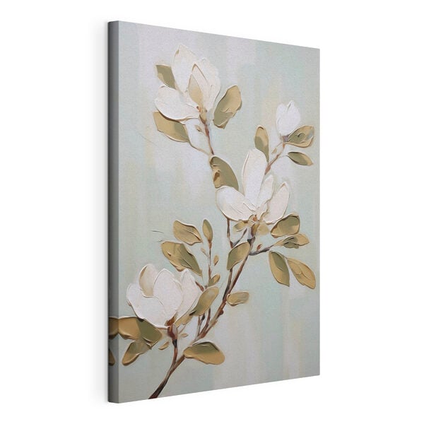 Quadri Quadri Dipinto raffigurante un fiore bianco (COD: s49902)